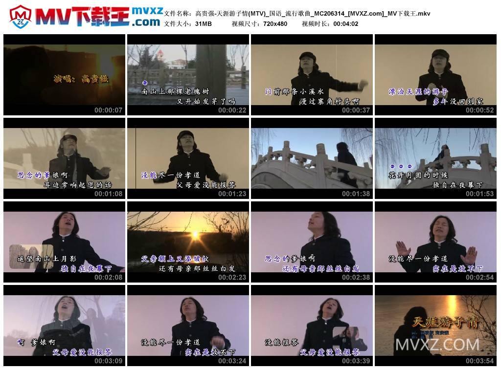 高贵强-天涯游子情(MTV)_国语_流行歌曲_MC206314